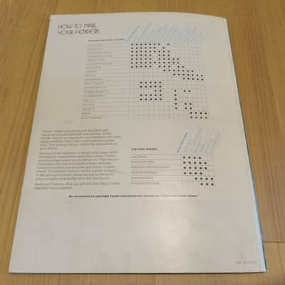 Vintage 1976 Fender Full-Line, Full-Color Catalog! Rare, Original Case Candy, Paperwork! image 10
