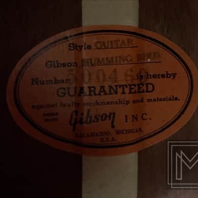 1968 Gibson Hummingbird Vintage Cherry Sunburst Collector Grade Rolling Stones RARE image 13