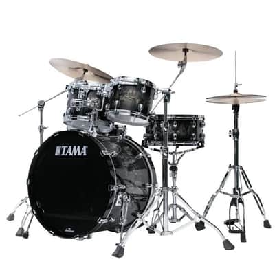 Tama Starclassic Walnut/Birch 4pc Drum Set Molten Platinum Burst image 2