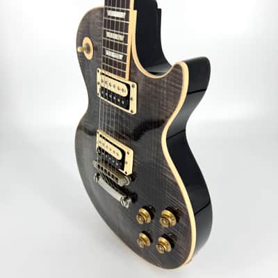 2005 Gibson Les Paul Standard Plus – Trans Black image 6