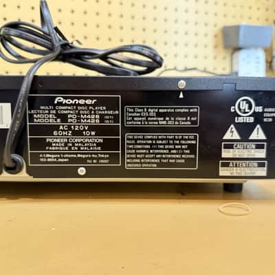 Pioneer PD-M403 Six-Disc CD Changer with Cartridge And Remote- TESTED & WORKING! image 7