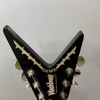 1998 Washburn Dime 332 - Blackjack misprint “Dimebag Darbell” image 9
