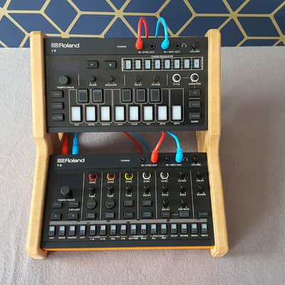 Roland Aira Compact S1 J6 T8 E4 - Oak Veneer Stand from Synths And Wood image 2
