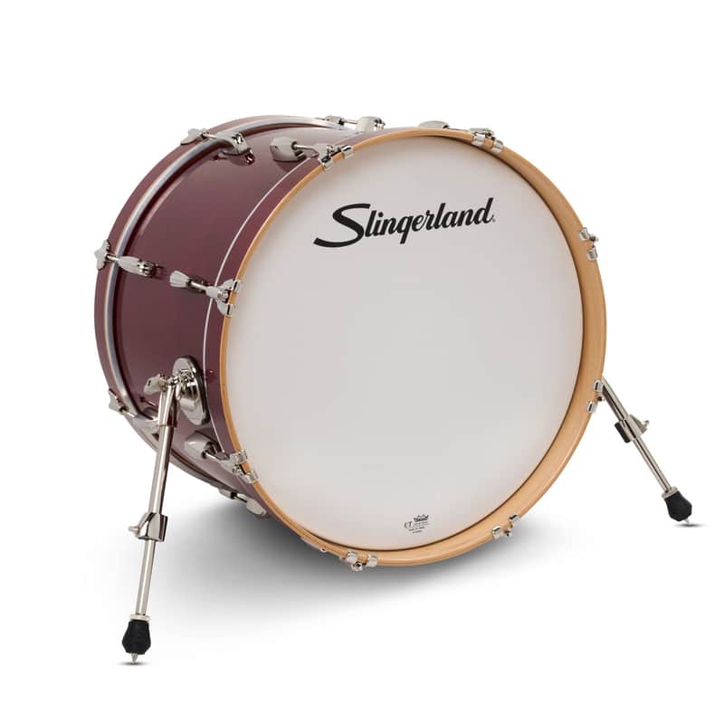 Slingerland Studio King Bass Drum, 14x20", Royal Crimson Lacquer image 1