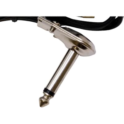 Combo Amp Speaker Cable - 1/4" to 2 Clip-on Spade Lugs image 4