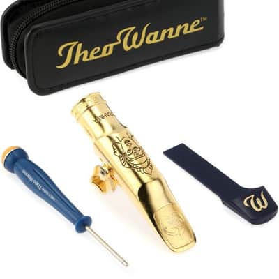 Theo Wanne Brahma Tenor Saxophone Mouthpiece - 7*  Gold Plated image 2