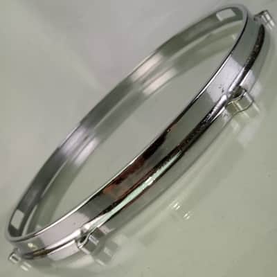 *Ajax 14" Snare Drum Resonant Side 8-Lug Die-Cast Rim/Hoop Chrome Vintage 60s image 2