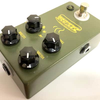 Used JHS Muffuletta Army Green Fuzz Guitar Effects Pedal image 3
