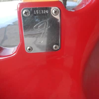 Fender American Vintage '66 Jazz Bass 1966 (RED) image 5