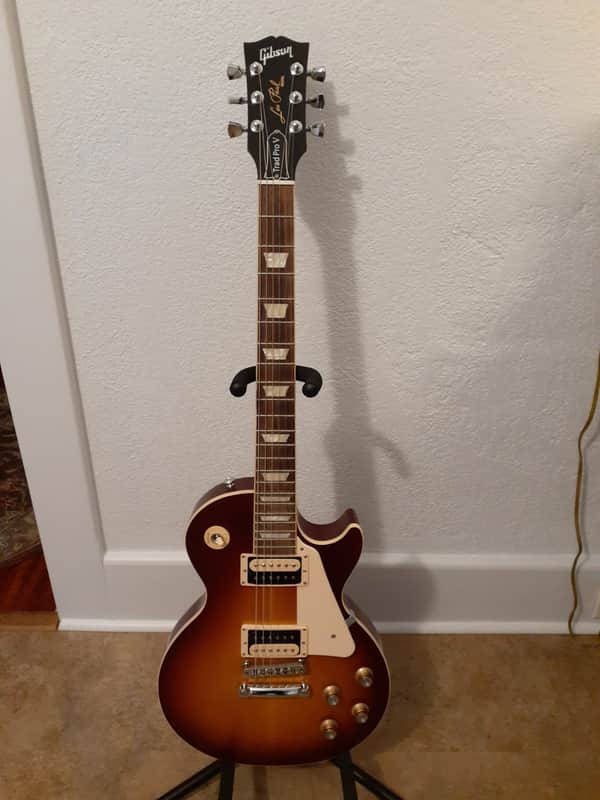 Gibson Les Paul Traditional Pro-V 2021 - Satin Iced Tea image 1