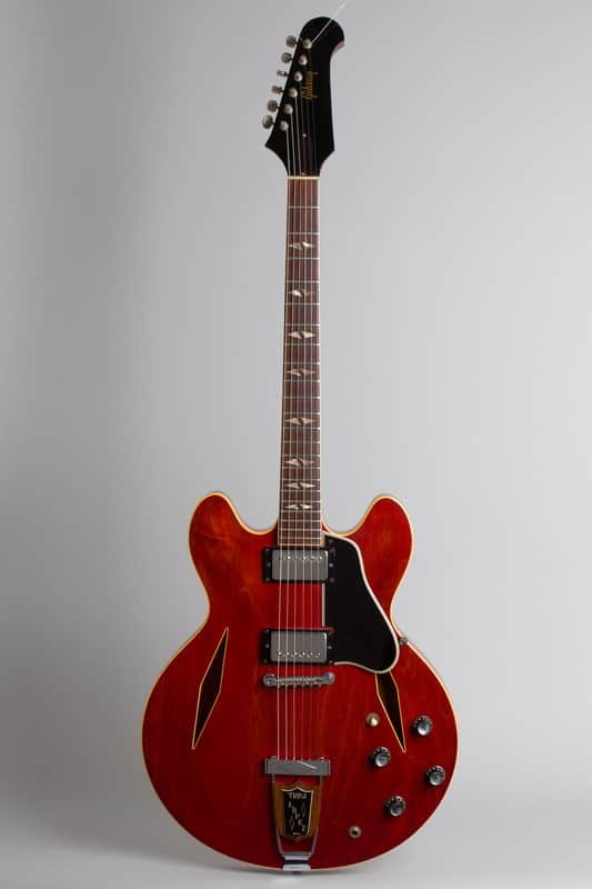 Gibson Trini Lopez Standard Semi-Hollow Body Electric Guitar (1966), ser. #401222, original black tolex hard shell case. image 1