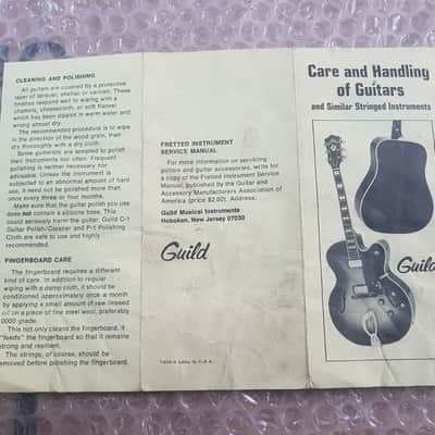 70's  GUILD GUITAR MANUAL image 2