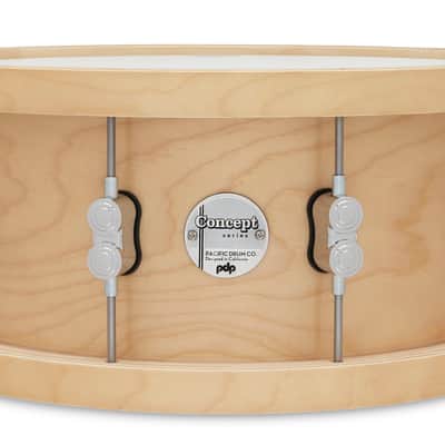 PDP Concept 20-Ply 6.5x14 Thick Wood Hoop Natural Maple Snare (PDSN6514NAWH) image 5