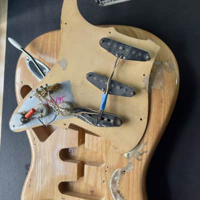 Antonio Tsai Strat Style Electric Guitar Body Loaded - Natural image 11