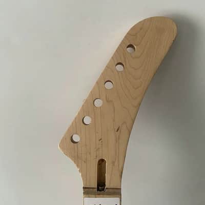 Unfinished Banana Headstock Guitar Maple Neck, 22 Frets Fingerboard image 2