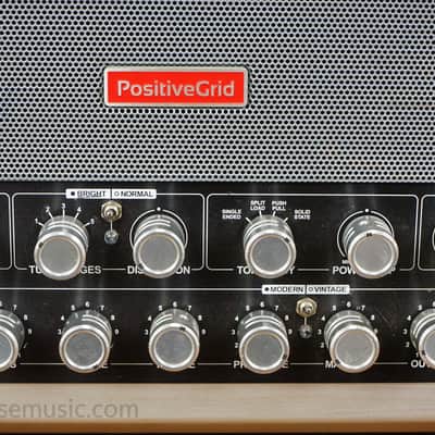 Positive Grid Bias Head Amplifier - Silver/Black image 3