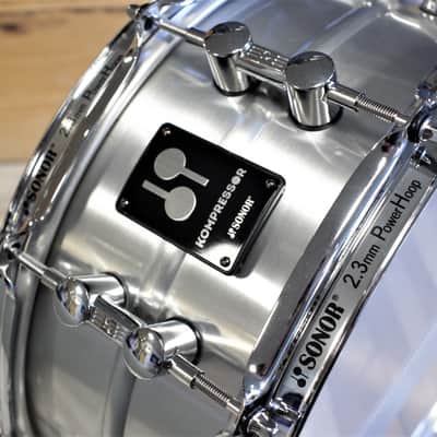 Sonor Kompressor Aluminium 14x5.75" snaredrum image 2
