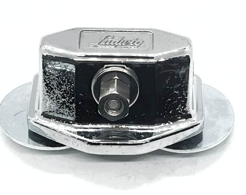 Ludwig P-1216A Tom Mount Bracket Cr 66-68 2nd Gen Rare 1/4" 20 Eye Bolt and Nut - LTM-323-2 image 1