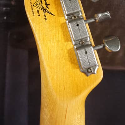 2019 Fender Custom Shop Limited Edition NAMM ‘63 Telecaster Relic Shell Pink Matching Headstock | 1-of-1 Custom Color Spec image 13