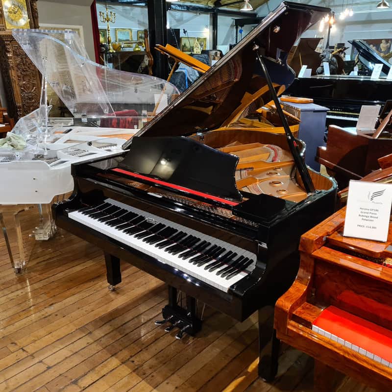 Used Moutrie  Grand Piano Black 2004106 - Sherwood Phoenix Pianos image 1