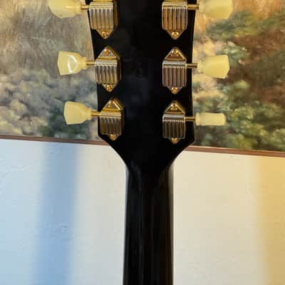 2021 Gibson Demo Shop 1957 Historic Reissue r7 Les Paul Custom - 3 Pickup Black Beauty - Ebony VOS image 6
