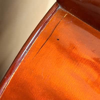 Yamaha VC5 4/4 Cello Outfit 2007 - Natural Poly Varnish (w/ Gig Bag) image 8