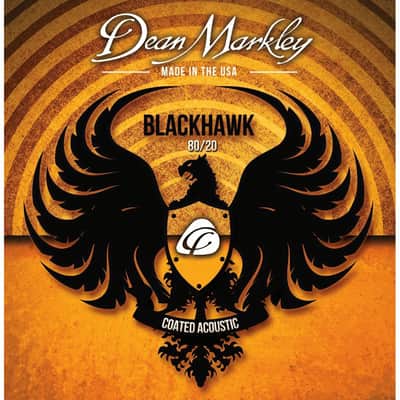 6 Sets! Dean Markley 8019 Blackhawk™ 80/20 Coated Light Acoustic Strings — 11-52 image 2