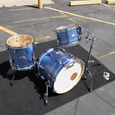 Pearl Masters Maple Complete MCT Series Chrome Contrail Lqr. 3pc Maple Shell Pack | (12, 14, 20") image 3