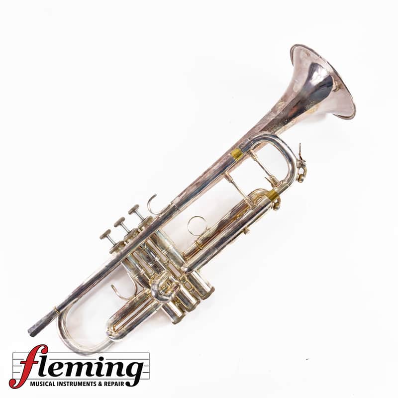 Don Miles Cincinnati Custom Bb Trumpet - Silver Plate / Heavy Tarnish image 1