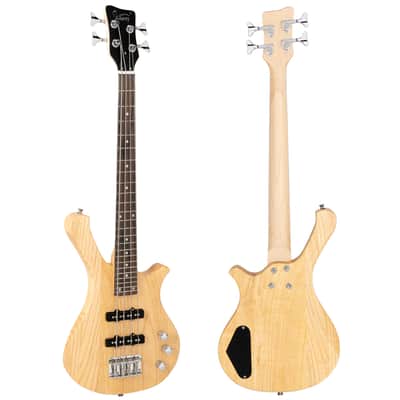 🎸SHORT SCALE "Warstick" Style Electric Bass Guitar +Rosewood Fretboard +Cable!🎸 image 4