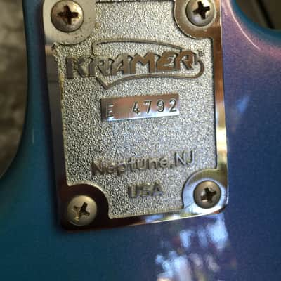 1987 Kramer Baretta Flipflop Blue image 4