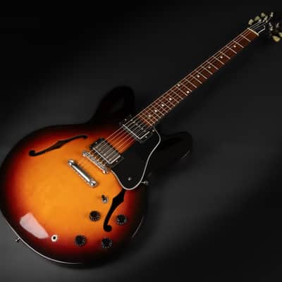 Immagine 2017 Gibson Memphis ES-335 Studio (4-Knob) - Ginger Burst | USA Semi-Hollow Torrefied Maple Fretboard ‘57 Classic Humbucker Bone Nut 3.55kg | CoA OHSC - 5
