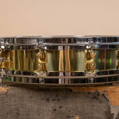 Yamaha 3.5x14 SD493 Brass Piccolo Snare Drum image 5