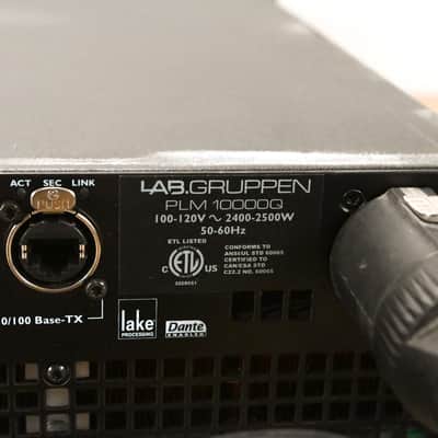 Lab Gruppen PLM 10000Q Powered Loudspeaker Management System CG01022 image 11