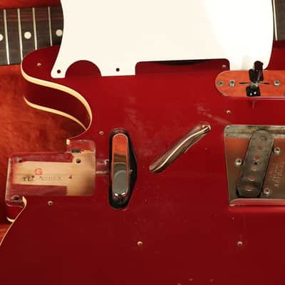1985 Fender '62 reissue Custom Telecaster Double Bound Candy Apple Red MIJ Japan image 22