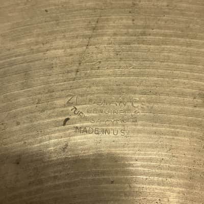 Used Zildjian 15 Inch Transition Stamp Crash Cymbal 15" image 3
