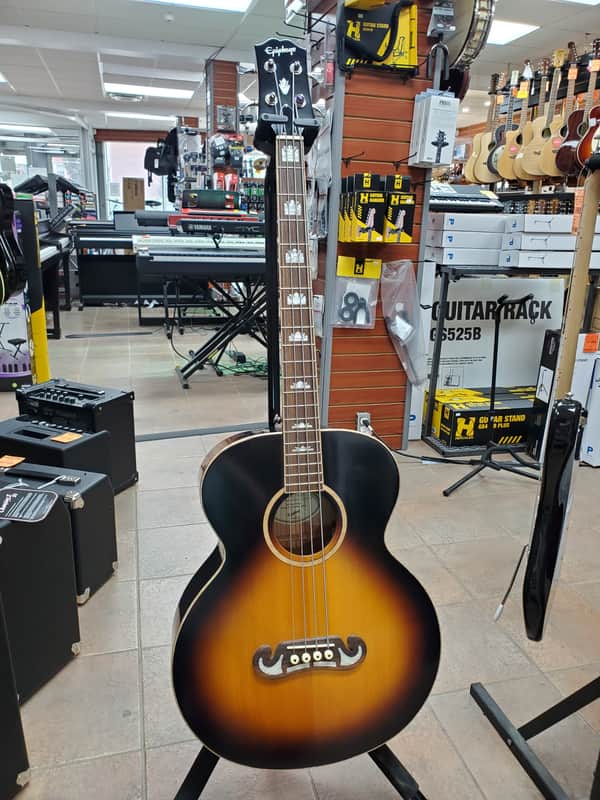 Epiphone El Capitan J-200 Studio Bass Left-handed USE - Vintage Sunburst image 1