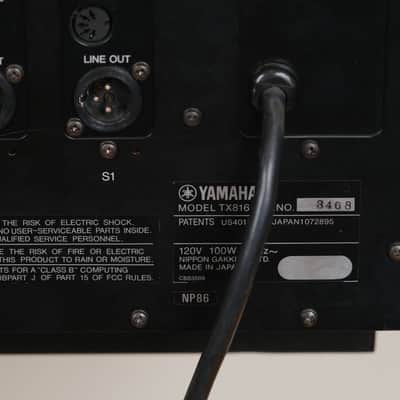 Yamaha TX816 8-Module FM Synthesizer 1984 - Black Bild 9
