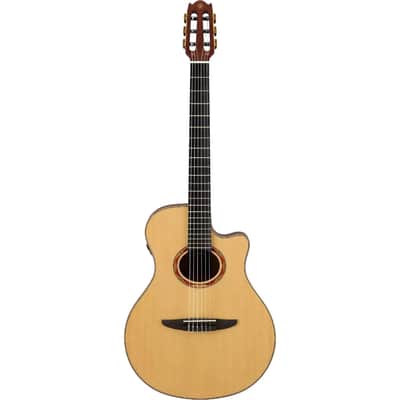 Yamaha Ncx - Acoustic-Electric Classical Guitar; Solid Sitka Spruce Top; Solid Walnut Back And Sides; Mahogany Neck; Ebony Fingerboard; Atmosfeel (Undersaddle Pickup + Contact Sensor + Mic); Carry Bag;  Natural image 2