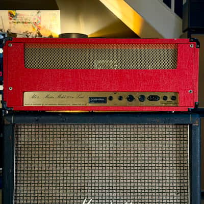 Marshall JMP 2203 Mk2 Master Model Lead 100-Watt Guitar Amp Head 1977 - Red image 6