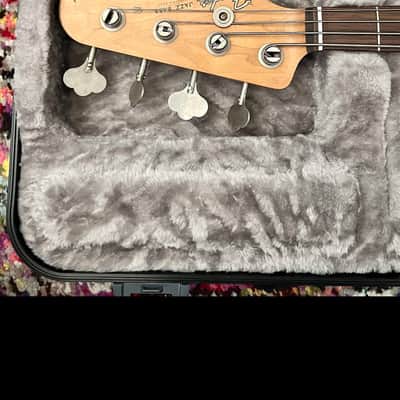 Upgraded Fender Flea Jazz Bass (Shell Pink, Road Worn) + Deluxe Case + Custom Features image 23