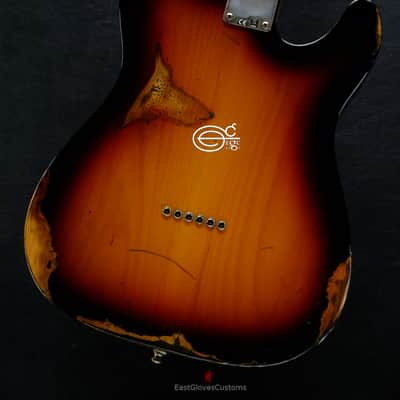 Fender Telecaster Sunburst Left Handed Heavy Aged Relic (RARE) image 5