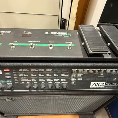 Line 6 AXSYS Upgraded to AX2 212 100-Watt 2x12" Stereo Digital Modeling Guitar Combo 1998 - 2000 - Black image 3
