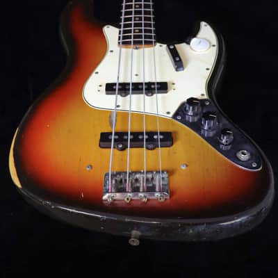 Vintage L Series Fender Jazz Bass 1964/1971 - Sunburst image 9
