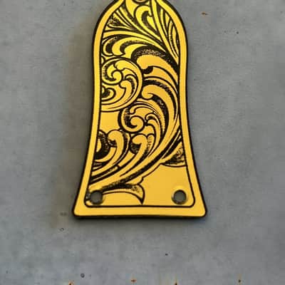 Truss Rod Cover for Epiphone Les Paul in Gold Acrylic Mirror image 4