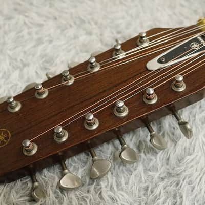 Vintage 1968 made YAMAHA FG-230 Red Label model 12strings Acoustic w/Original Hard case Made in Japan image 11