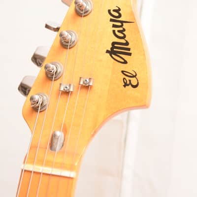 El Maya Stratocaster with Active Electronics – 1980s Rare Solidbody Guitar / Gitarre image 9