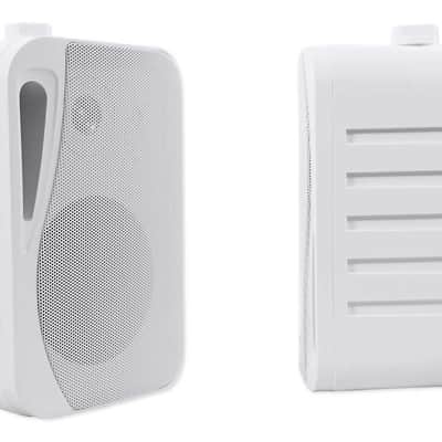 Pair Rockville HP4S 4" Outdoor/ Indoor Home Theater Speakers w/ Swivel Bracket image 5