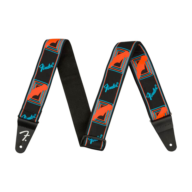 Fender Neon Monogrammed Guitar Strap image 3