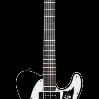 Fender Limited Edition Player Fusion Telecaster HH Floyd Rose - Black #17068 image 5